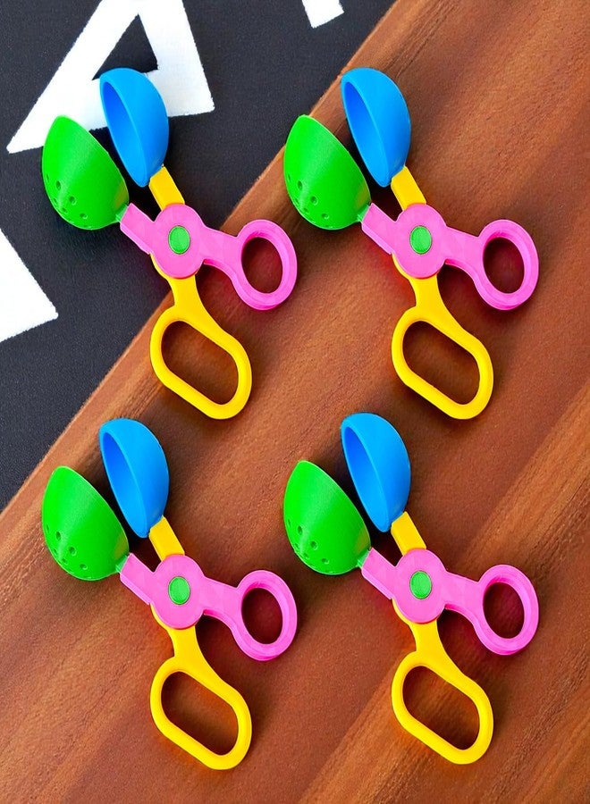 Sentosa Kids Handy Scooper for Motor Skills Development, For STEM Education, Bug-Catching Design, Multicolour, Set of 4 - Image 1